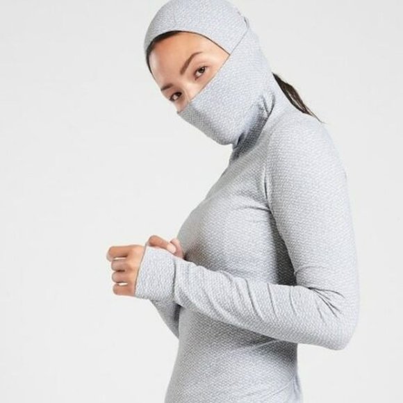 Athleta Tops - Athleta Flurry Balaclava Hooded Pullover